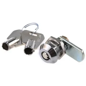 Euro-Locks a Lowe & Fletcher group Company Tumbler Lock, 18mm Panel-to-Tongue, 19.2 x 16mm Cutout, Key Unlock - 4303-0100BA product image