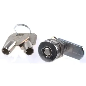 Euro-Locks a Lowe & Fletcher group Company Tumbler Lock, 21.2mm Panel-to-Tongue, 19.2 x 16mm Cutout, Key Unlock - 4322-0100BA product image