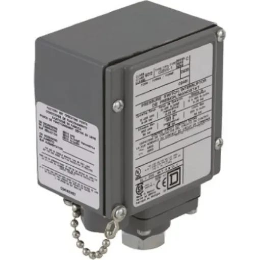 Telemecanique Sensors Pressure Switch, 16psi Min, 90psi Max, Differential Reading - 9012GBW1 product image