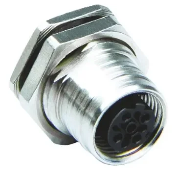 Brad from Molex Circular Connector, 12 Contacts, PCB Mount, M12 Connector, Socket, Female, IP69K, Ultra-Lock Series - 1200845092 product image