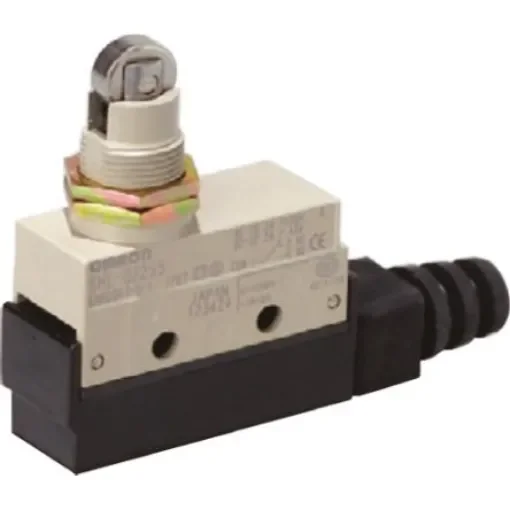 Omron SHL Series Plunger Limit Switch, NO/NC, IP67, SPDT, Zinc Housing, 480V ac Max, ac 2 A, dc 200mA Max - SHL-Q2155 product image