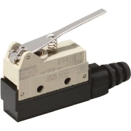Omron SHL Series Lever Limit Switch, NO/NC, IP67, SPDT, Zinc Housing, 480V ac Max, ac 2 A, dc 200mA Max - SHL-W155 product image