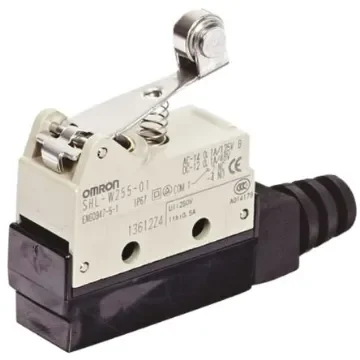 Omron SHL Series Roller Lever Limit Switch, NO/NC, IP67, SPDT, 480V ac Max, ac 2 A, dc 200mA Max - SHL-W255 product image