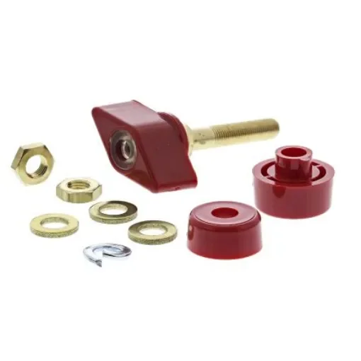 Schutzinger 4mm Red Terminal Post, 1kV, 63A, M6 x 0.75 Thread - POL 631 / RT product image