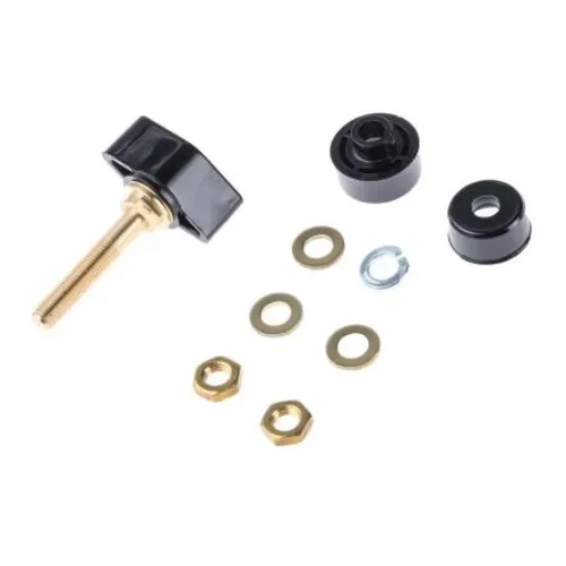 Schutzinger 4mm Black Terminal Post, 1kV, 63A, M6 x 0.75 Thread - POL 631 / SW product image