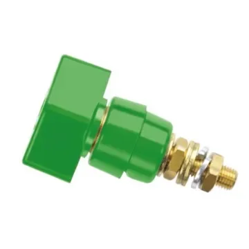 Schutzinger 4mm Green Terminal Post, 1kV, 63A, M6 x 0.75 Thread - POL 631 / GN product image