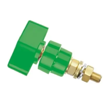 Schutzinger 4mm Green Terminal Post, 1kV, 100A, M8 x 0.75 Thread - POL 102 / GN product image