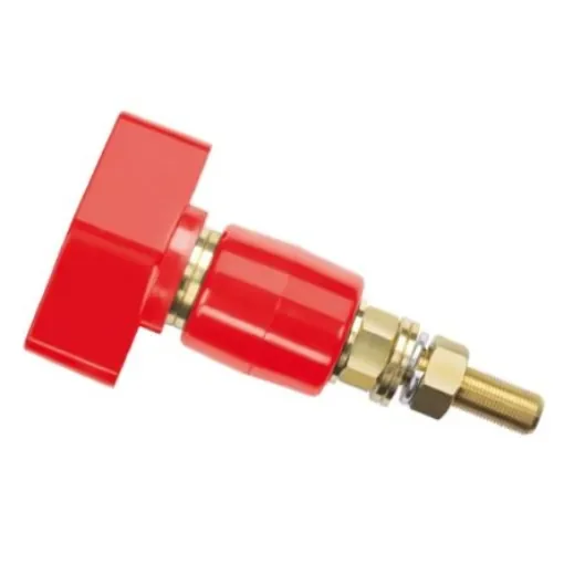 Schutzinger 4mm Red Terminal Post, 1kV, 200A, M12 x 1 Thread - POL 201 / RT product image