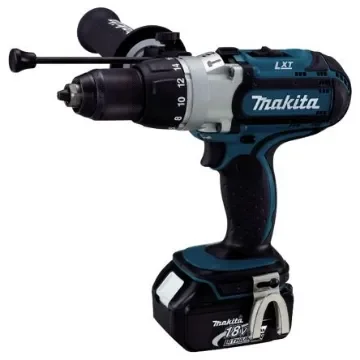 Makita DHP Keyless 18V Cordless Combi Drill Li-Ion, Euro Plug - DHP451RTJ product image