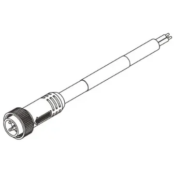 Brad from Molex Straight Male 3 way 7/8 in Circular to Unterminated Sensor Actuator Cable, 1.8m - 1300060534 product image