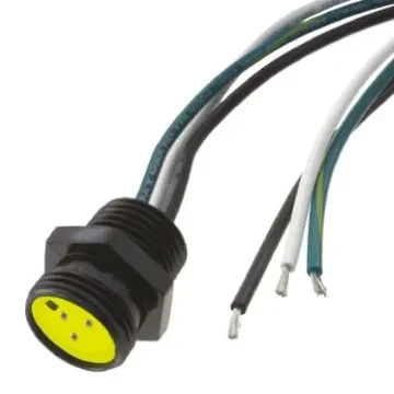 Brad from Molex Straight Female 3 way 7/8 in Circular to Unterminated Sensor Actuator Cable, 300mm - 1300130135 product image