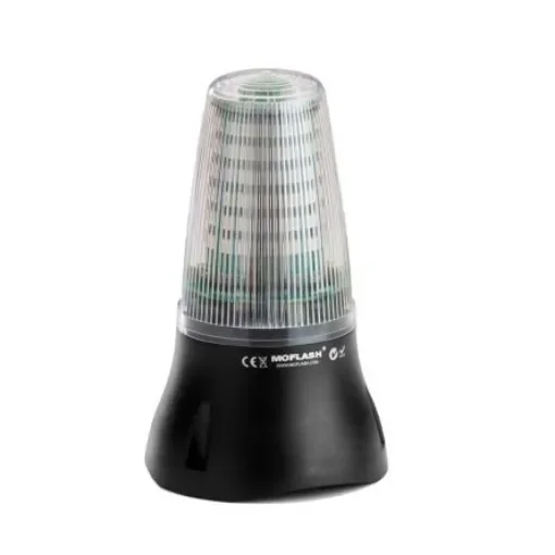 Moflash LEDD125 Series White Multiple Effect Beacon, 24 V dc, Base Mount, LED Bulb, IP65 - LEDD125-02-05 product image