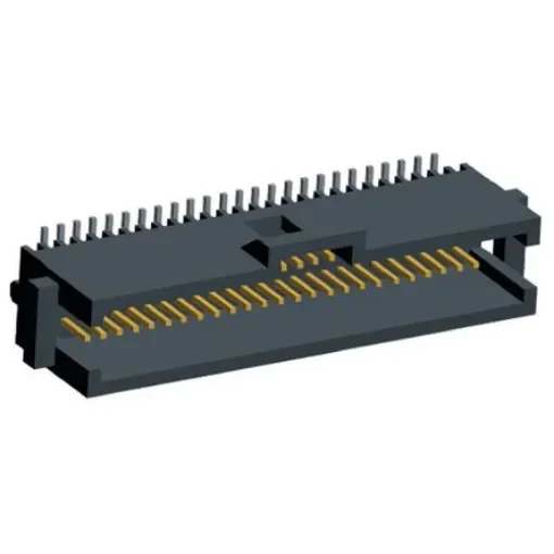 TE Connectivity AMPMODU System 50 Series Straight Surface Mount PCB Header, 100 Contact(s), 1.27mm Pitch, 2 Row(s), - 6-104549-0 product image