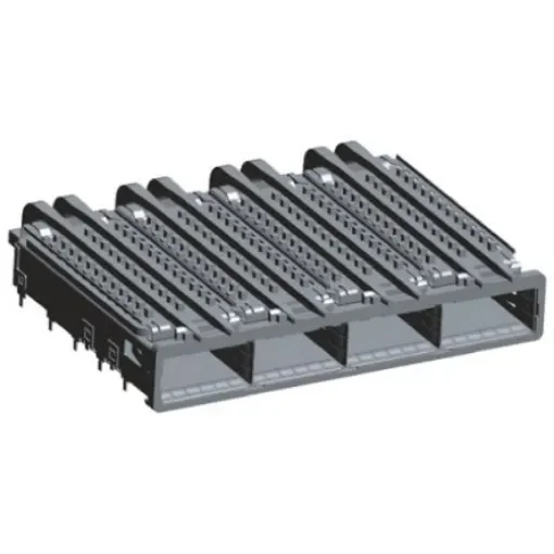 TE Connectivity QSFP Cage Assembly with Heatsink, 2057183-1 product image