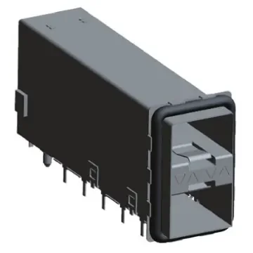TE Connectivity SFP+ Connector, Cage & Heatsink Male 2 x 1-Port 20-Position, 2007538-5 product image