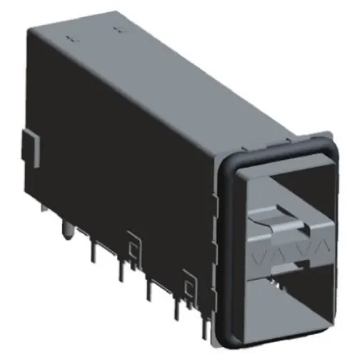 TE Connectivity SFP+ Connector, Cage & Heatsink Male 2 x 1-Port 20-Position, 2007538-5 product image