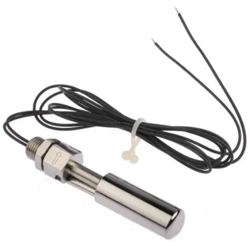 Sensata Cynergy3 SSF214 Series Horizontal Stainless Steel Float Switch, Float, 1m Cable, NO/NC, 300V ac Max, 300V dc Max - SSF214X100 product image