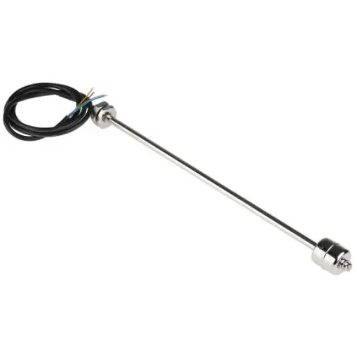 Sensata Cynergy3 SSF67 Series Vertical Stainless Steel Float Switch, Float, 1m Cable, NO/NC, 250V ac Max, 120V dc Max - SSF67A25B300 product image