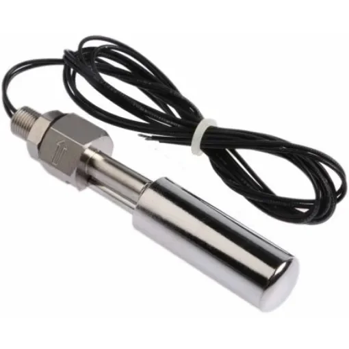 Sensata Cynergy3 SSF211 Series Horizontal Stainless Steel Float Switch, Float, 1m Cable, NO/NC, 300V ac Max, 300V dc Max - SSF211X100H product image