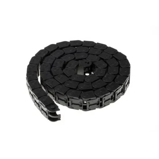 Igus 7, e-chain Black Cable Chain - Flexible Slot, W22.5 mm x D15mm, L1m, 18 mm Min. Bend Radius, Igumid G - 07.16.018.0 product image