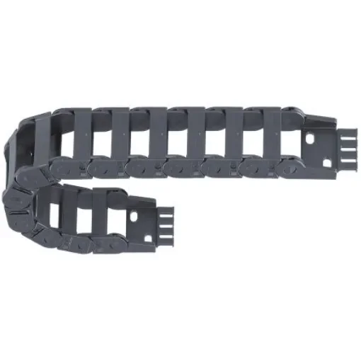 Igus 10, e-chain Black Cable Chain - Flexible Slot, W26 mm x D23mm, L1m, 28 mm Min. Bend Radius, Igumid G - 10.015.028.0 product image
