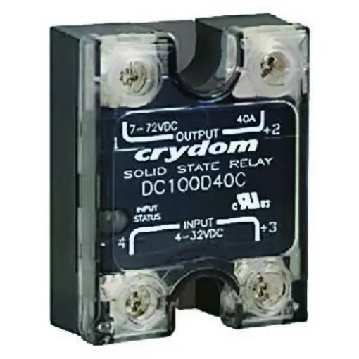 Sensata Crydom Solid State Relay, 20 A Load, Surface Mount, 72 V dc Load, 32 V dc Control - DC100D20 product image