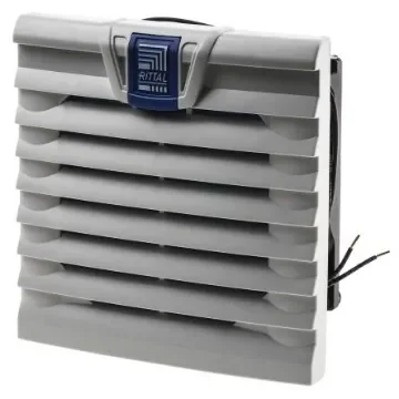 Rittal SK Series Filter Fan, 115 V ac, AC Operation, 18m³/h Filtered, 20m³/h Unimpeded, IP54, 116.5 x 116.5mm - 3237110 product image