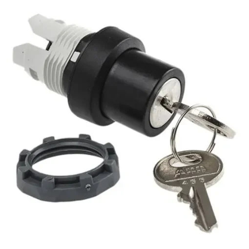 ABB ABB Modular 3-position Key Switch Head, Spring Return to Centre, 22mm Cutout - 1SFA611285R1001  M3SSK3-101 product image