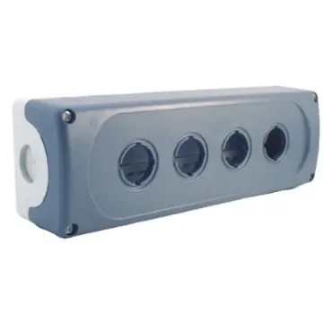 ABB Grey Plastic ABB Modular Push Button Enclosure - 4 Hole 22mm Diameter - 1SFA611814R1000  MEP4-0 product image