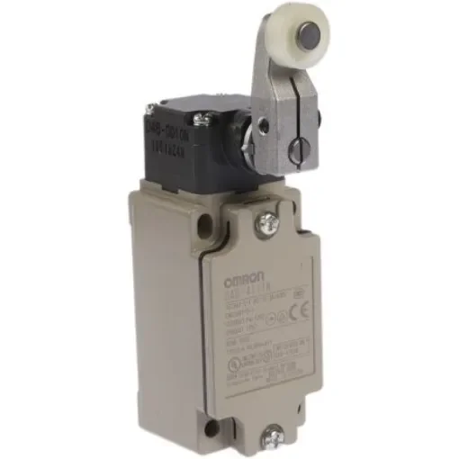 Omron D4B-N Series Roller Lever Interlock Switch, NO/NC, IP67, DPST, Metal Housing - D4B4111N product image