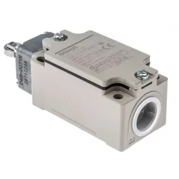 Omron D4B-N Series Roller Plunger Interlock Switch, NO/NC, IP67, DPST, Metal Housing - D4B-4171N product image