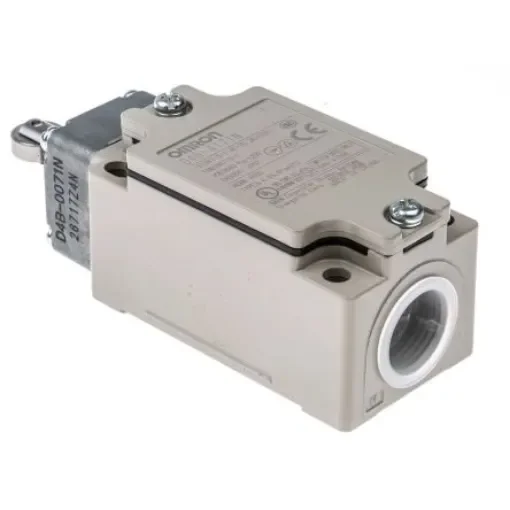 Omron D4B-N Series Roller Plunger Interlock Switch, NO/NC, IP67, DPST, Metal Housing - D4B-4171N product image