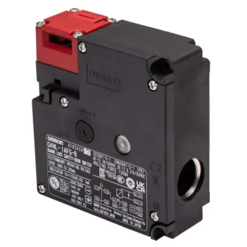 Omron D4NL Series Safety Switch, Power to Lock, 24V dc, 1NC/1NO + 1NC/1NO - D4NL-1AFG-B product image