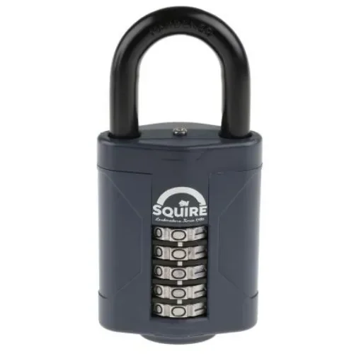 Squire Combination Weatherproof Die Cast Alloy Combination Padlock, 10mm Shackle, 60mm Body - CP60 product image