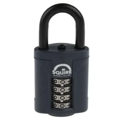Squire Combination Weatherproof Die Cast Alloy Combination Padlock, 6mm Shackle, 40mm Body - CP40 product image