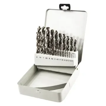 Bosch 25-Piece Twist Drill Bit Set for Metal, 13mm Max, 1mm Min, HSS-G Bits - 2607018727 product image