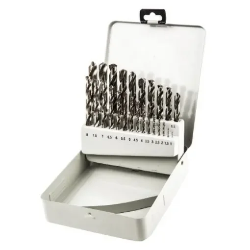 Bosch 25-Piece Twist Drill Bit Set for Metal, 13mm Max, 1mm Min, HSS-G Bits - 2607018727 product image