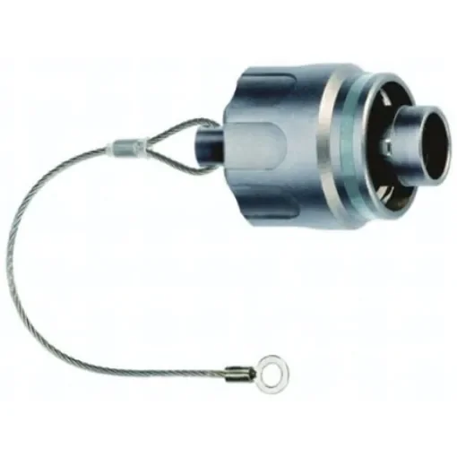 LEMO 2M MIL STD-810-E Female Dust Cap, Shell Size 2 IP68 Rated, with Nickel Finish, Aluminium Alloy - BGE.2M.200.XAZ product image