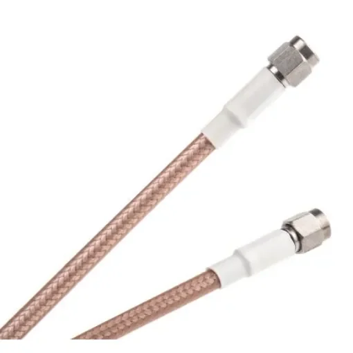 Atem Male SMA to Male SMA, 1m, RG142B Coaxial, Terminated50 O - 308-0303-1000A product image