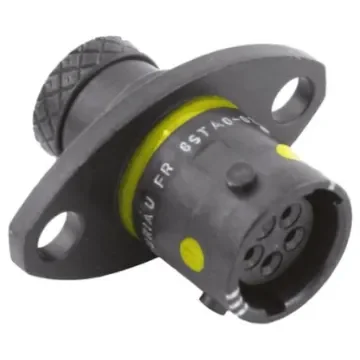 Souriau Sunbank by Eaton Circular Connector, 5 Contacts, Panel Mount, Socket, Female, IP67, 8STA Series - 8STA00205SA product image