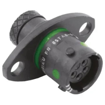 Souriau Sunbank by Eaton Circular Connector, 5 Contacts, Panel Mount, Socket, Female, IP67, 8STA Series - 8STA00205SD product image