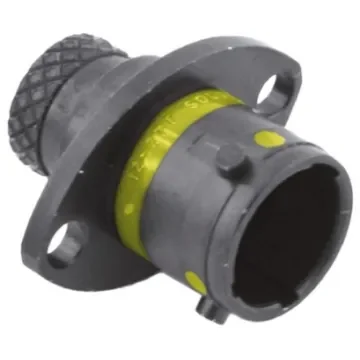 Souriau Sunbank by Eaton Circular Connector, 6 Contacts, Panel Mount, Socket, Male, IP67, 8STA Series - 8STA00406PA product image