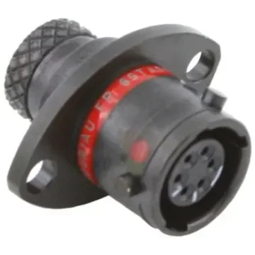 Souriau Sunbank by Eaton Circular Connector, 6 Contacts, Panel Mount, Socket, Female, IP67, 8STA Series - 8STA00406SN product image