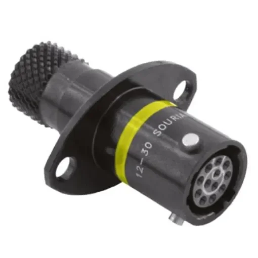 Souriau Sunbank by Eaton Circular Connector, 12 Contacts, Panel Mount, Socket, Female, IP67, 8STA Series - 8STA00812SA product image