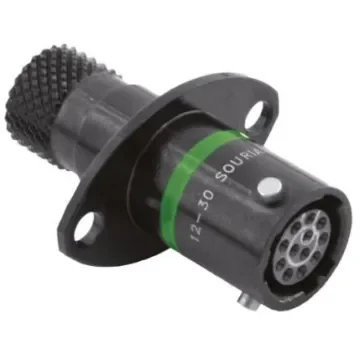 Souriau Sunbank by Eaton Circular Connector, 12 Contacts, Panel Mount, Socket, Female, IP67, 8STA Series - 8STA00812SD product image