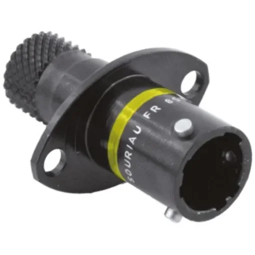 Souriau Sunbank by Eaton Circular Connector, 6 Contacts, Panel Mount, Socket, Male, IP67, 8STA Series - 8STA00835PA product image