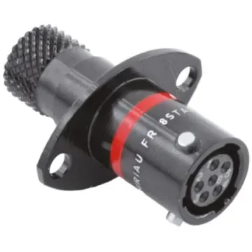 Souriau Sunbank by Eaton Circular Connector, 6 Contacts, Panel Mount, Socket, Female, IP67, 8STA Series - 8STA00835SN product image