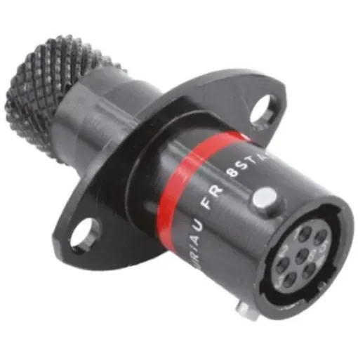 Souriau Sunbank by Eaton Circular Connector, 6 Contacts, Panel Mount, Socket, Female, IP67, 8STA Series - 8STA00835SN product image