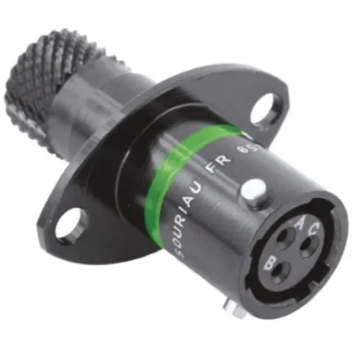 Souriau Sunbank by Eaton Circular Connector, 3 Contacts, Panel Mount, Socket, Female, IP67, 8STA Series - 8STA00898SD product image