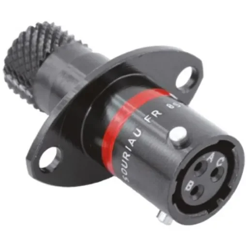 Souriau Sunbank by Eaton Circular Connector, 3 Contacts, Panel Mount, Socket, Female, IP67, 8STA Series - 8STA00898SN product image